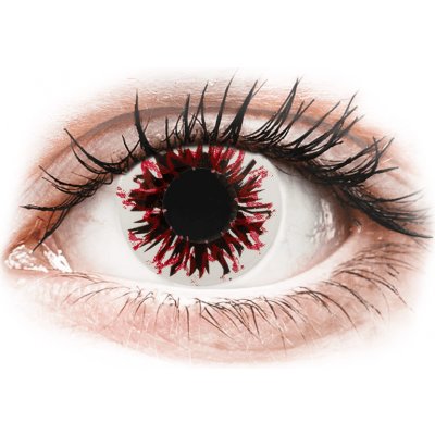 Gelflex CRAZY LENS - Harlequin Black - nedioptrické jednodenní 2 čočky – Hledejceny.cz