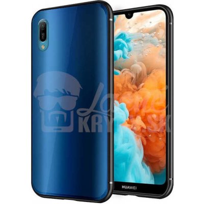 Pouzdro Aurora glass Huawei Y6 2019 modré – Zbozi.Blesk.cz