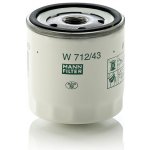 MANN-FILTER Olejový filtr MANN W712/43 (MF W712/43) - FORD, ŠKODA – Hledejceny.cz