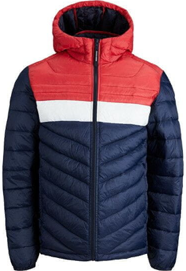 Jack & Jones Jjehero Puffer Hood tmavě modrá