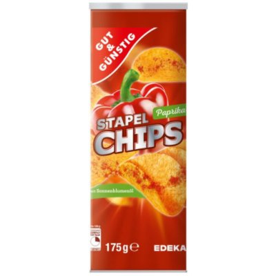 G&G Paprikové chipsy v tubě 175 g – Zboží Mobilmania