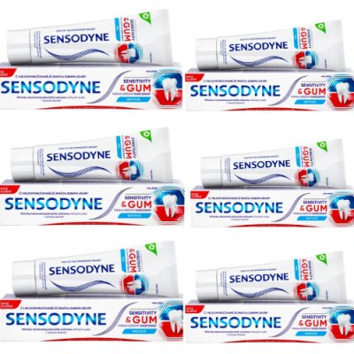 Sensodyne Sensitivity & Gum 6 x 75 ml – Hledejceny.cz