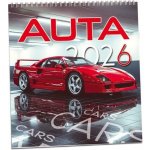 nástěnný Auta 48 x 33 cm 2026 – Zboží Dáma
