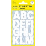 Avery Zweckform 3786 Samolepicí písmenka, fólie, 25 mm, 28 ks, bílé – Zboží Dáma