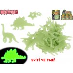 Mikrotrading Dinoworld dinosaurus nálepky svítící ve tmě 24 ks v krabičce – Zboží Dáma