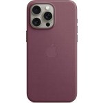Apple z tkaniny FineWoven s MagSafe na iPhone 15 Pro Max, morušově rudá MT4X3ZM/A – Zboží Mobilmania