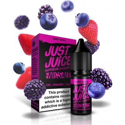 Just Juice Salt Berry Burst 10 ml 11 mg – Sleviste.cz