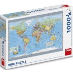 Dino Politická mapa světa 1000 dílků – Sleviste.cz