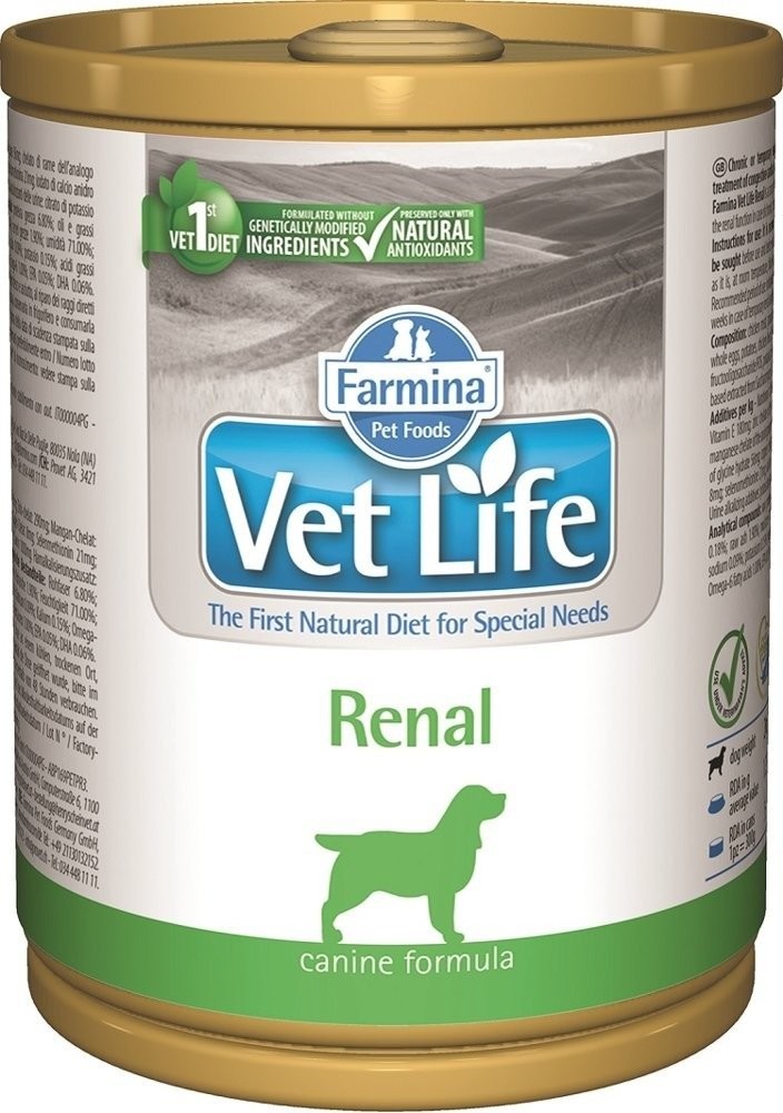 Vet Life Adult Natural Dog Renal 12 x 300 g