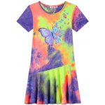 Kugo dívčí šaty CY1116 tmavší duhová – Hledejceny.cz