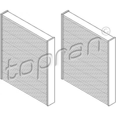 TOPRAN Filtr, vzduch v interiéru 501647 – Hledejceny.cz