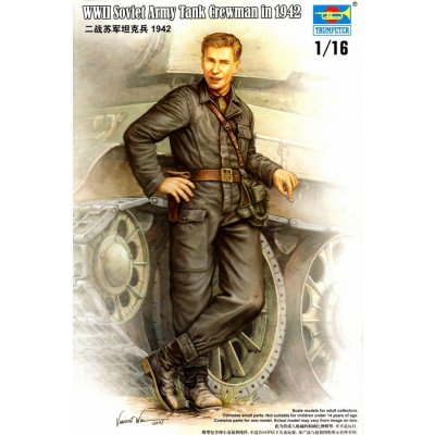 Trumpeter WWII Soviet Army Tank Crewman In 1942 1:16 – Zboží Dáma