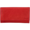 Peněženka Klasická dámská kožená peněženka Claudia červená
