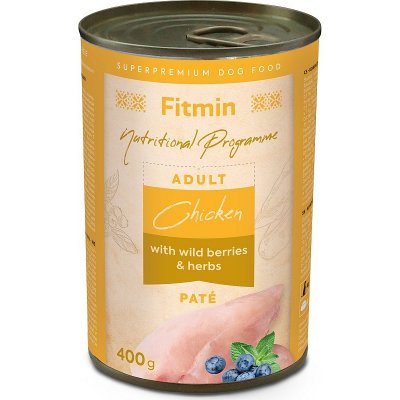 Fitmin Program kuřecí s bylinkami a lesními plody 400 g – Zboží Mobilmania