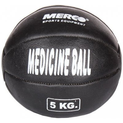 Merco Black Leather kožený medicinální míč Varianta: 5 Kg