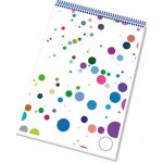 KRPA Blok A5 poznámkový spirála v hlavě čistý 50 listů – Zboží Živě