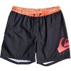 Koupací šortky, boardshorts Quiksilver CRITICAL Volley 17 black