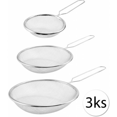 Perfect Home 72000 Souprava nerezových sítek, 8cm, 10cm, 12cm – Zboží Dáma