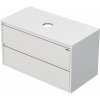 Koupelnový nábytek Emmy Design EMMY 60 cm bílá/bílá se dvěma zásuvkami, pro umyvadla na desku (A0536/A0536)