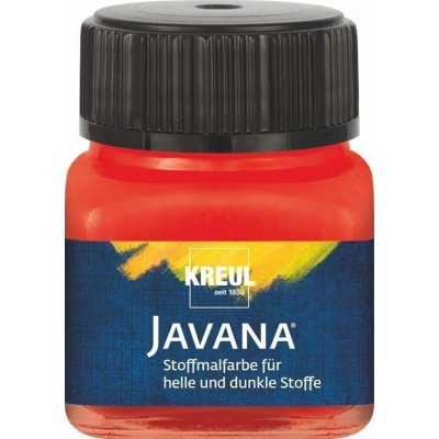 Barva na světlý a tmavý textil Javana 20 ml červená – Zboží Dáma
