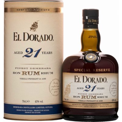 El Dorado 21y 43% 0,7 l (tuba) – Zboží Mobilmania