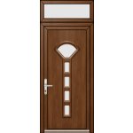 OknaDvereNaMiru.cz Vchodové dveře 3D Dora 1 + Nadsvětlík bílá 105 x 220 cm – Zboží Mobilmania