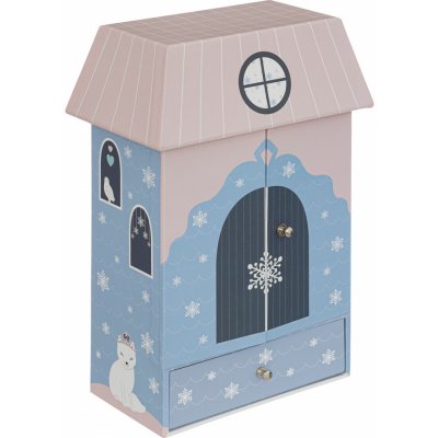 Atmosphera for Kids kartonová skříňka modrá 10x16x24 cm – Sleviste.cz