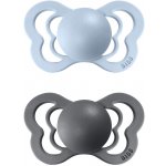 Bibs Couture ortodontické silikon 2ks Iron Baby Blue – Zboží Mobilmania