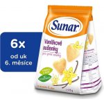 Sunar Vanilkové sušenky pro první zoubky 6 x 175 g – Zboží Dáma
