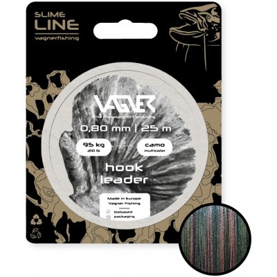 VAGNER Hook Leader Camo Multicolor (25m) Velikost: 0,8 – Hledejceny.cz
