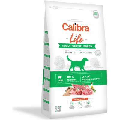 Calibra Dog Life Adult Medium Breed Lamb 2,5 kg