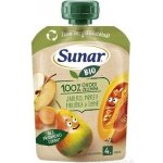 Sunar BIO ovocno-zeleninová kapsička Jablko, hruška, mrkev, dýně 100g – Sleviste.cz