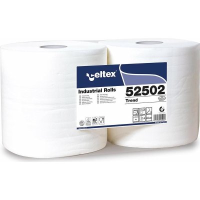 Celtex Průmyslová papírová utěrka White Trend 800, šířka 26,5cm - 2ks
