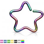 Piercingate falešný piercing hvězda PFA00303 černá – Zboží Dáma