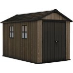 Keter Apex 7,5 x 11 Walnut, s podlahou, 612045 – Zboží Dáma