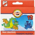 Koh-i-noor Pastelky voskové 12 barev 96192 – Zboží Dáma