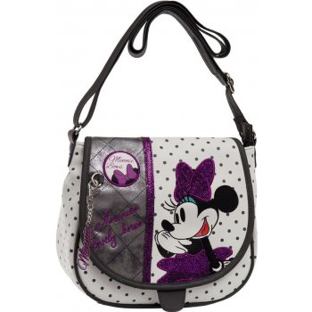 Joummabags Luxusní kabelka s chlopní Minnie Mašle 23x20,5x8,5cm