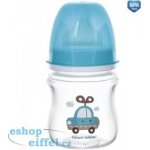 Canpol babies láhev se širokým hrdlem modrá 120ml – Zboží Dáma
