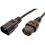 Roline Kabel síťový prodlužovací IEC320 C14 - IEC320 C13, 3m, černý - 19.08.1530 – Zboží Živě