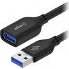 AlzaPower APW-CBAMAF310B Core USB-A (M) to USB-A (F) 3.0, 1m, černý