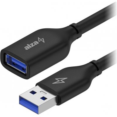 AlzaPower APW-CBAMAF310B Core USB-A (M) to USB-A (F) 3.0, 1m, černý – Zboží Živě