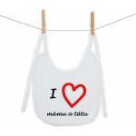 Boodyy bryndáček na zavazování I love mámu a tátu – Hledejceny.cz