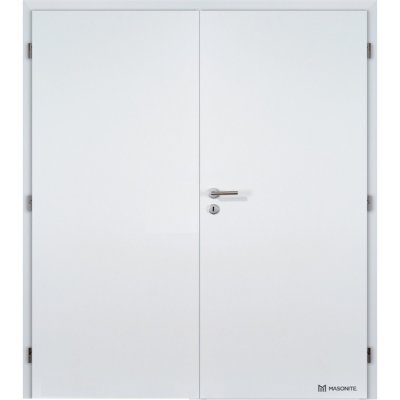 Doornite PLNÉ BASIC bílý lak dvoukřídlé 125 cm – Zbozi.Blesk.cz