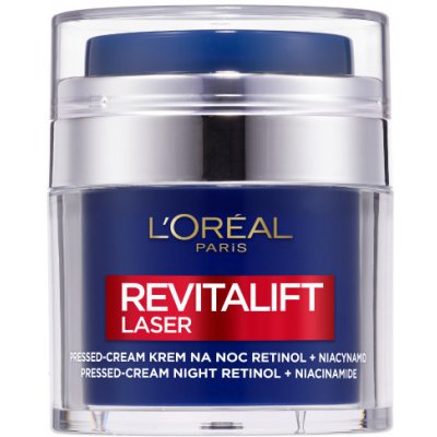 L'Oreal Paris Revitalift Laser Pressed Cream nočný krém proti vráskam Retinol a niacínamid 50 ml – Zbozi.Blesk.cz