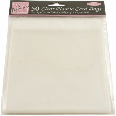 Docrafts Celofánové sáčky 145 x 145 mm, samolepicí (50 ks) – Hledejceny.cz