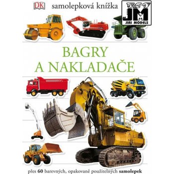 Samolepková knížka Bagry a Nakladače