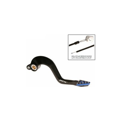 Brzdový pedál RFX ST Rear Brake Pedal Yamaha YZ125/250 05-25 Black / Blue | Zboží Auto