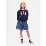 GAP dětské oversize šaty tmavě modrá – Sleviste.cz