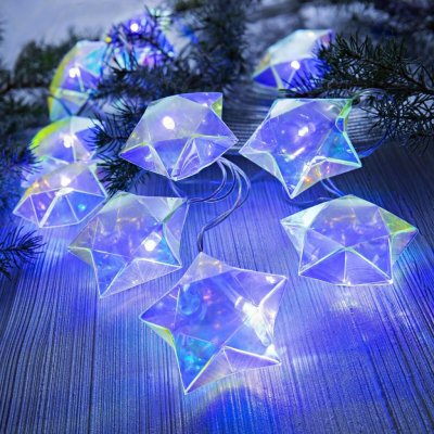 Weltbild LED Světelný řetěz Hvězdy 493155, Ø 5 cm – Hledejceny.cz