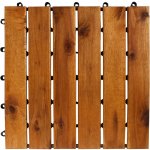 Linder Exclusiv Akáciové terasové dlaždice 30 × 30 cm 11 ks – Zboží Dáma